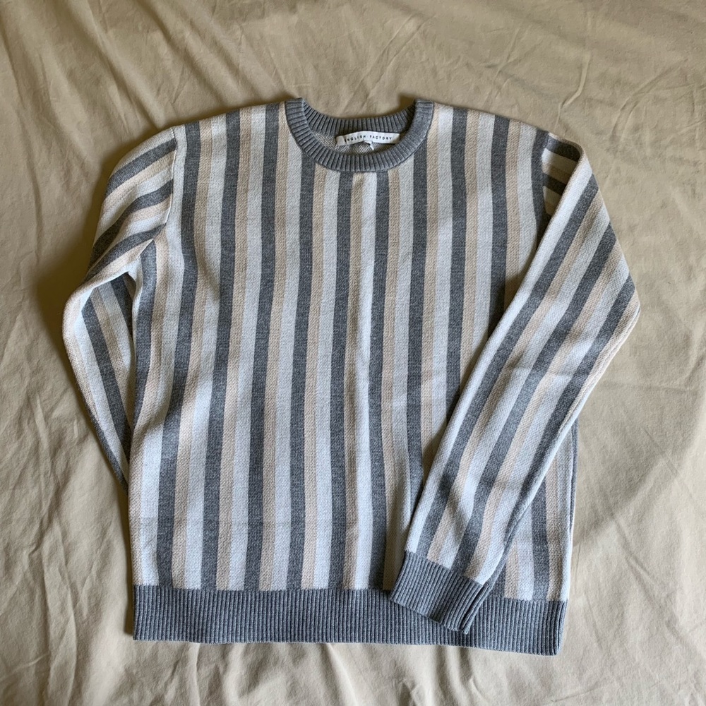 English Factory S striped sweater EUC